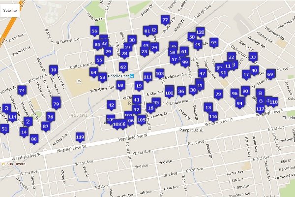 The 2016 Townwide Garage Sale Listing & Map – Roselle Park News