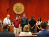 Left to right: Raymond Bangs, Sam Nadansky, Jonathan Granger, Kwasi Bowman, Sejal Jain, and Scott Nelson