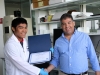 Nathaniel Bayot & Assistant Professor Salvatore Coniglio
