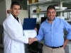 Alex Chacon & Assistant Professor Salvatore Coniglio