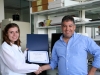 Alyssa Bellomo & Assistant Professor Salvatore Coniglio