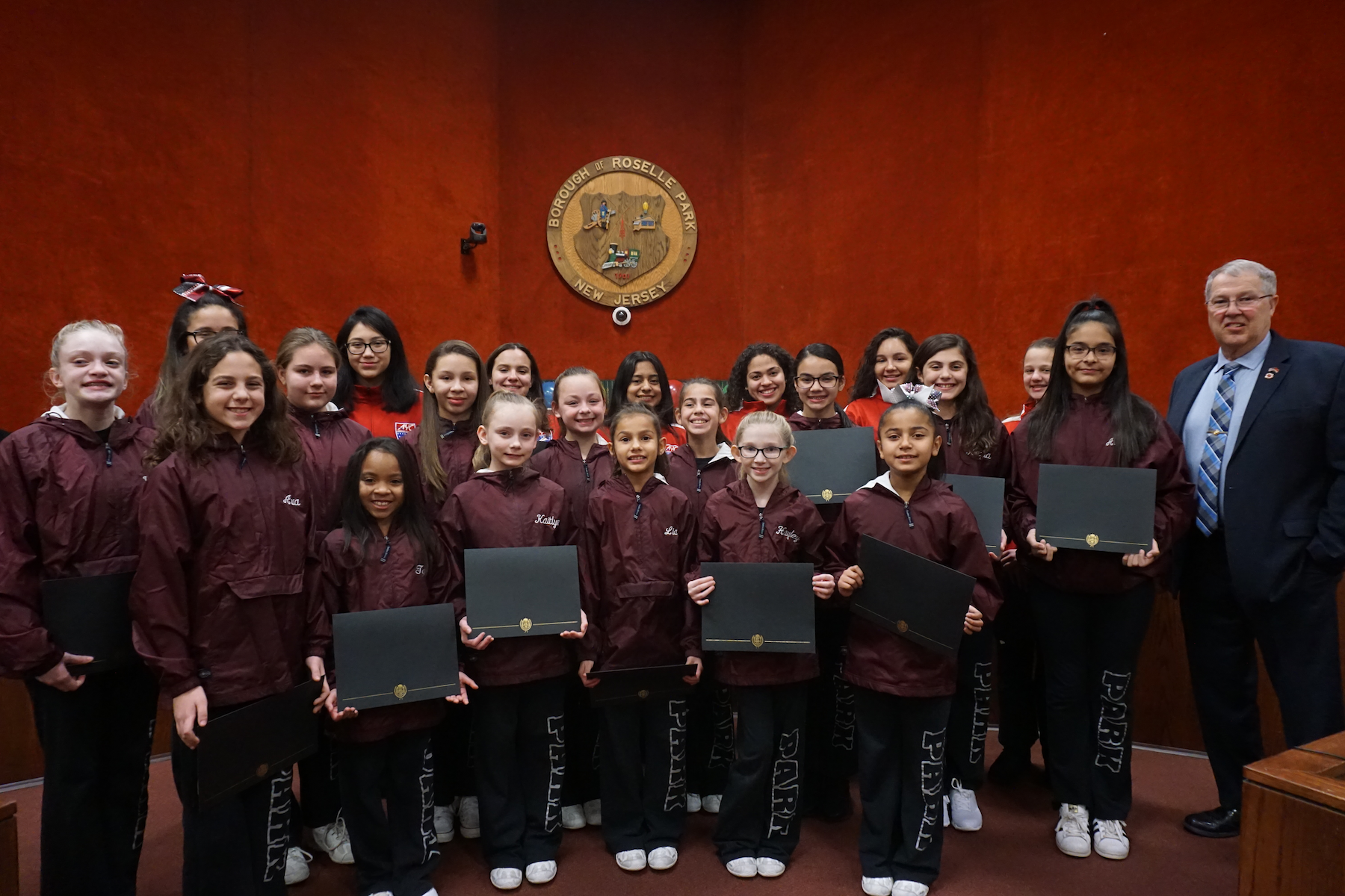 RP Youth Cheerleaders Honored For Championships Roselle Park News